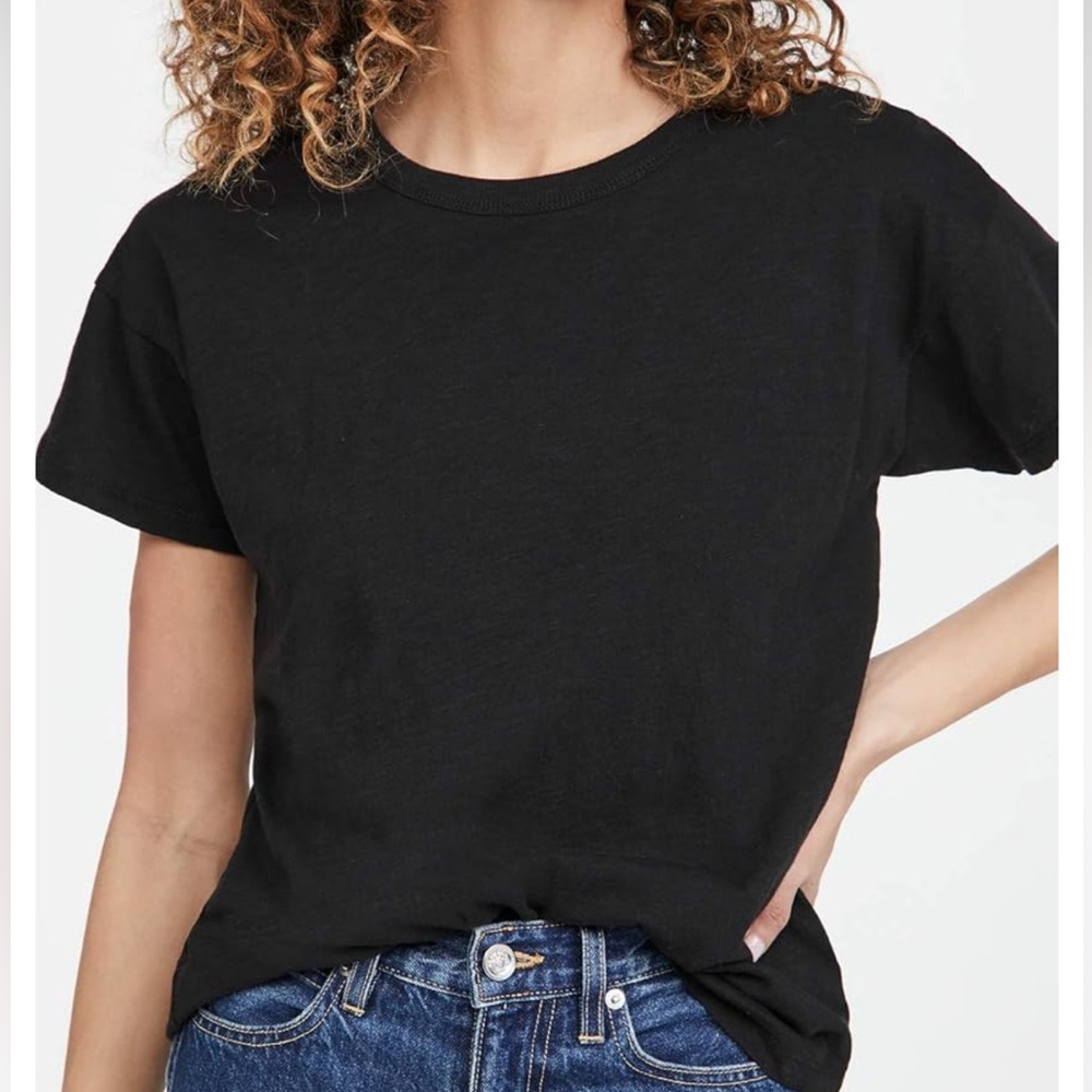 Madewell Black Crewneck Tee